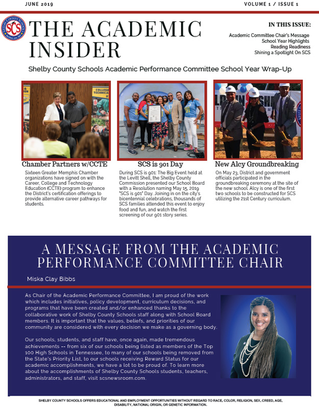 Academic Committee Newsletter Vol 1 Issue 1